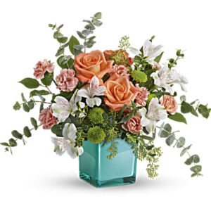 Sunset Splash Bouquet | Mixed Bouquets | Same Day Flower Delivery | White | Teleflora