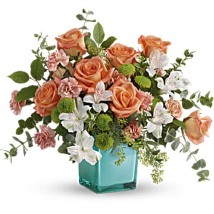 Sunset Splash Bouquet | Mixed Bouquets | Same Day Flower Delivery | White | Teleflora
