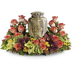 Sunset Wreath | Mixed Bouquets | Same Day Flower Delivery | Multi-Colored | Teleflora