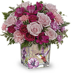 Sweet Hummingbird Bouquet | Mixed Bouquets | Same Day Flower Delivery | Pink | Teleflora
