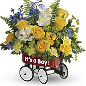 Sweet Little Wagon Bouquet | Mixed Bouquets | Same Day Flower Delivery | Multi-Colored | Teleflora