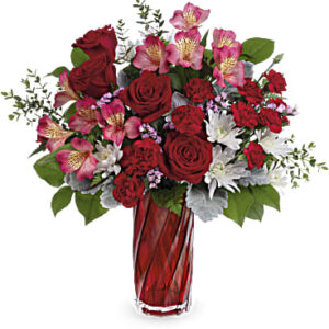 Swirling Splendor Bouquet | Mixed Bouquets | Same Day Flower Delivery | Multi-Colored | Teleflora