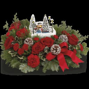 Thomas Kinkade's Oh What Fun Bouquet | Roses | Same Day Flower Delivery | White | Teleflora