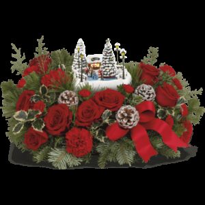 Thomas Kinkade's Oh What Fun Bouquet | Roses | Same Day Flower Delivery | White | Teleflora