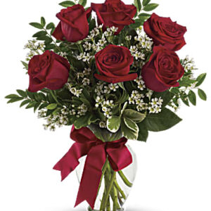Thoughts Of You Bouquet With Red Roses | Same Day Flower Delivery | Teleflora