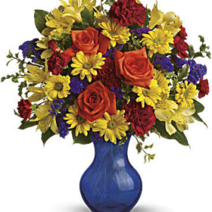 Three Cheers For You! Bouquet | Mixed Bouquets | Same Day Flower Delivery | Multi-Colored | Teleflora