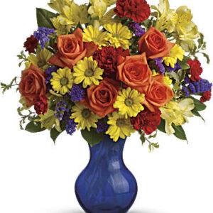 Three Cheers For You! Bouquet | Mixed Bouquets | Same Day Flower Delivery | Multi-Colored | Teleflora