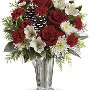 Timeless Cheer Bouquet | Mixed Bouquets | Same Day Flower Delivery | White | Teleflora