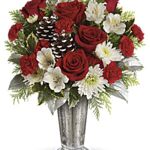 Timeless Cheer Bouquet | Mixed Bouquets | Same Day Flower Delivery | White | Teleflora