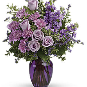 Together At Twilight Bouquet | Mixed Bouquets | Same Day Flower Delivery | Purple | Teleflora