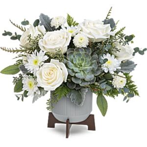Tranquil Clouds Bouquet | Roses | Same Day Flower Delivery | White | Teleflora