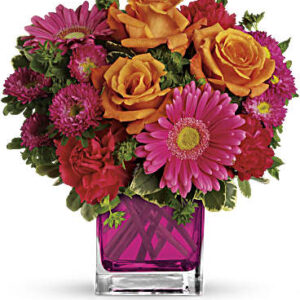 Turn Up The Pink Bouquet | Mixed Bouquets | Same Day Flower Delivery | Teleflora