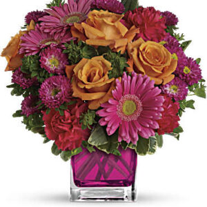 Turn Up The Pink Bouquet | Mixed Bouquets | Same Day Flower Delivery | Teleflora