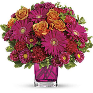 Turn Up The Pink Bouquet | Mixed Bouquets | Same Day Flower Delivery | Teleflora