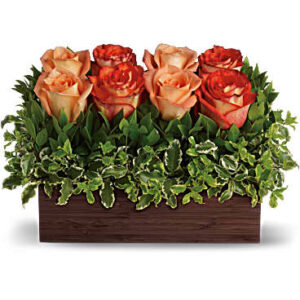 Uptown Bouquet | Roses | Same Day Flower Delivery | Orange | Teleflora