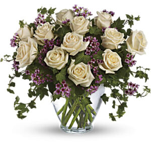 Victorian Romance Bouquet | Roses | Same Day Flower Delivery | Purple | Teleflora