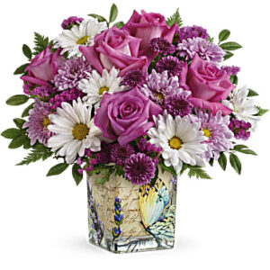 Vintage Butterfly Bouquet | Mixed Bouquets | Same Day Flower Delivery | Multi-Colored | Teleflora