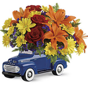 Vintage Ford Pickup Bouquet | Mixed Bouquets | Same Day Flower Delivery | Multi-Colored | Teleflora