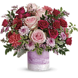 Washed In Pink Bouquet | Roses | Same Day Flower Delivery | Teleflora