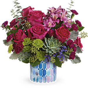 Watercolor Blooms Bouquet | Mixed Bouquets | Same Day Flower Delivery | Multi-Colored | Teleflora