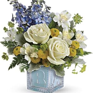Welcome Little One Bouquet | Mixed Bouquets | Same Day Flower Delivery | Multi-Colored | Teleflora