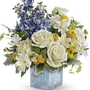 Welcome Little One Bouquet | Mixed Bouquets | Same Day Flower Delivery | Multi-Colored | Teleflora