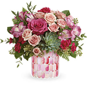 Wild Romance Bouquet | Mixed Bouquets | Same Day Flower Delivery | Pink | Teleflora