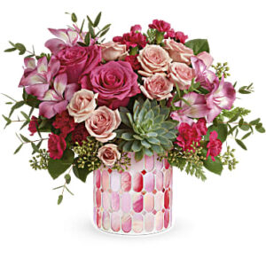 Wild Romance Bouquet | Mixed Bouquets | Same Day Flower Delivery | Pink | Teleflora