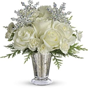 Winter Glow | Roses | Same Day Flower Delivery | White | Teleflora