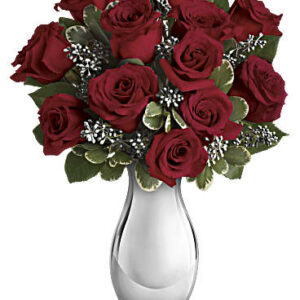 Winter Grace Bouquet | Roses | Same Day Flower Delivery | Red | Teleflora