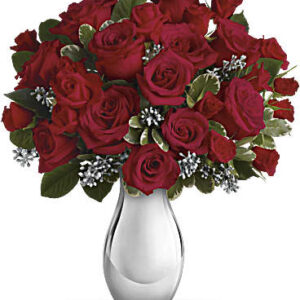 Winter Grace Bouquet | Roses | Same Day Flower Delivery | Red | Teleflora