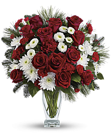 Winter Kisses Bouquet | Mixed Bouquets | Same Day Flower Delivery | White | Teleflora