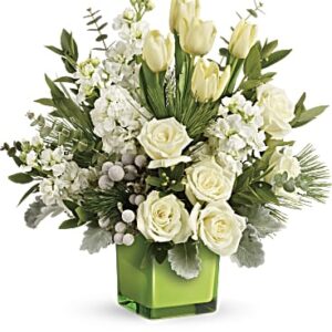 Winter Pop Bouquet | Mixed Bouquets | Same Day Flower Delivery | White | Teleflora
