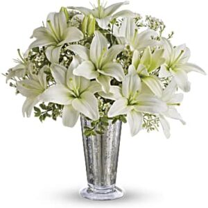 Written In The Stars Bouquet | Lilies | Same Day Flower Delivery | White | Teleflora