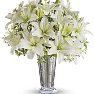 Written In The Stars Bouquet | Lilies | Same Day Flower Delivery | White | Teleflora