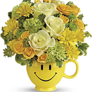 You Make Me Smile Bouquet | Mixed Bouquets | Same Day Flower Delivery | Yellow | Teleflora