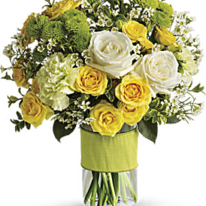Your Sweet Smile Bouquet | Roses | Same Day Flower Delivery | Yellow | Teleflora