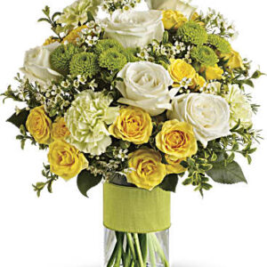 Your Sweet Smile Bouquet | Roses | Same Day Flower Delivery | Yellow | Teleflora